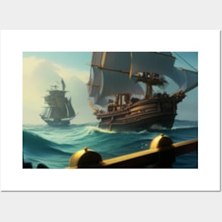 Sailing Galleons Posters and Art